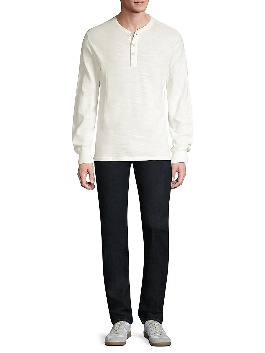rag & bone Men's Basic Henley | Thumbnail 2 rag & bone Men's Basic Henley | Thumbnail 2