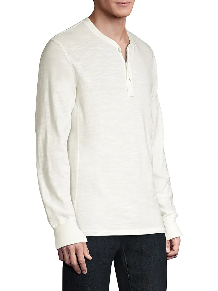 rag & bone Men's Basic Henley | Thumbnail 4 rag & bone Men's Basic Henley | Thumbnail 4