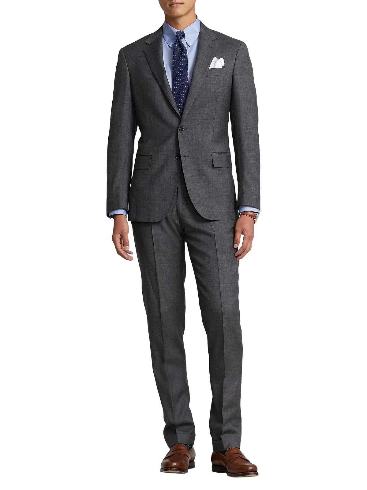 Polo Ralph Lauren Men's Sharkskin Wool Single-Breasted Suit