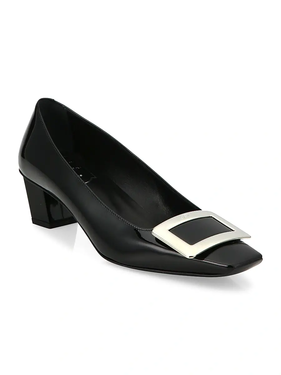 Roger Vivier Women's 45MM Patent Leather Pumps | Thumbnail 2 Roger Vivier Women's 45MM Patent Leather Pumps | Thumbnail 2