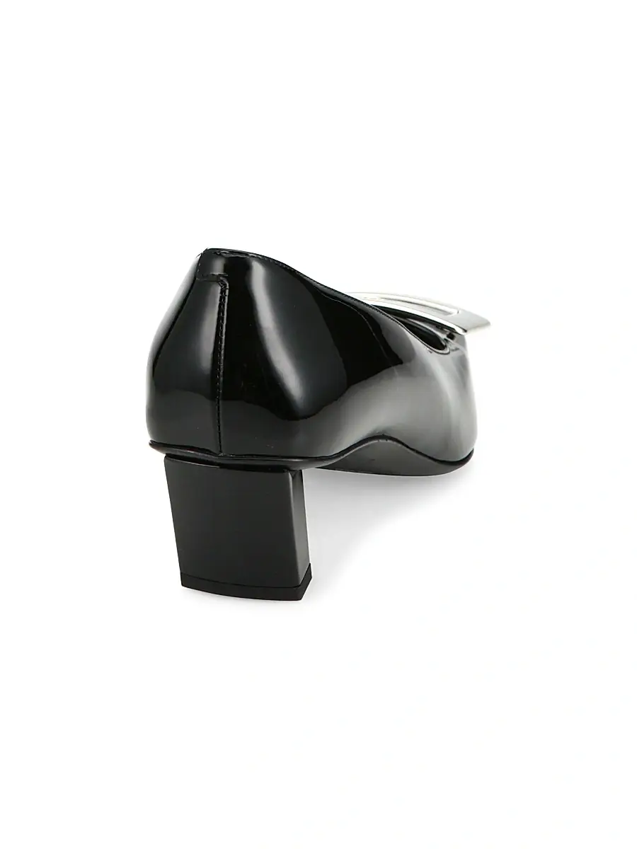 Roger Vivier Women's 45MM Patent Leather Pumps | Thumbnail 3 Roger Vivier Women's 45MM Patent Leather Pumps | Thumbnail 3