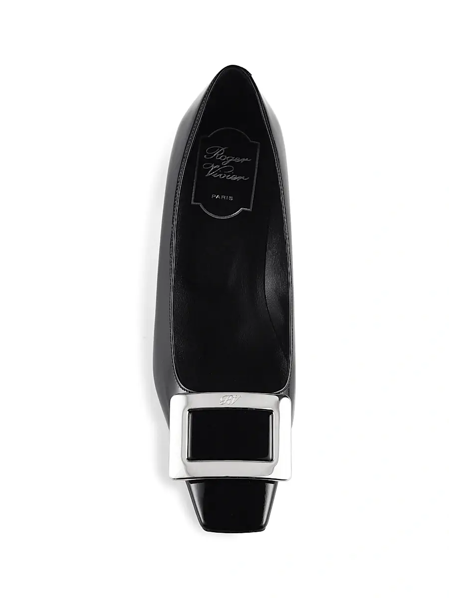 Roger Vivier Women's 45MM Patent Leather Pumps | Thumbnail 5 Roger Vivier Women's 45MM Patent Leather Pumps | Thumbnail 5