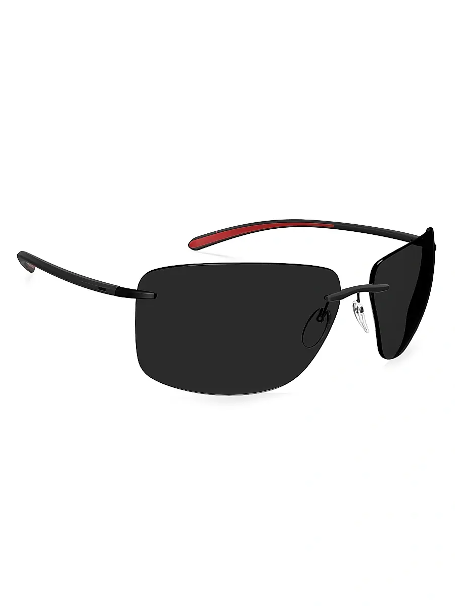 Silhouette Men's Streamline Cape Florida 66MM Sunglasses - Black | Thumbnail 2 Silhouette Men's Streamline Cape Florida 66MM Sunglasses - Black | Thumbnail 2