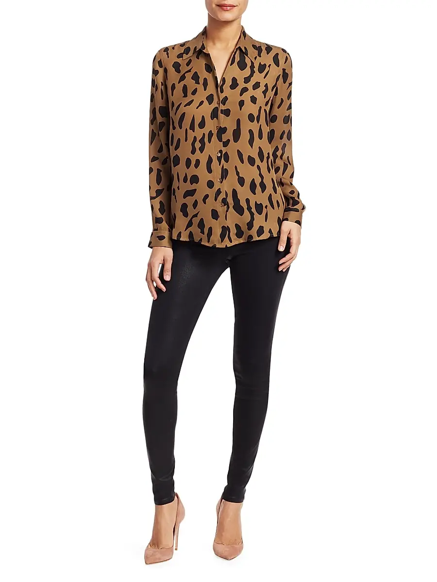 L'Agence Women's Marguerite High-Rise Skinny Coated Jeans | Thumbnail 2 L'Agence Women's Marguerite High-Rise Skinny Coated Jeans | Thumbnail 2