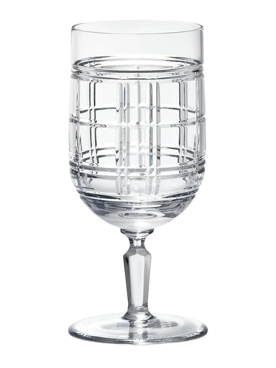 Ralph Lauren Hudson Plaid Iced Beverage Glass