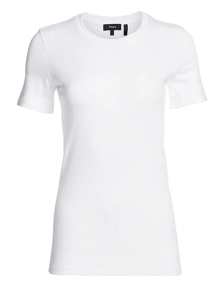 Theory Women's Johnna Pima Cotton Tee | Thumbnail 3