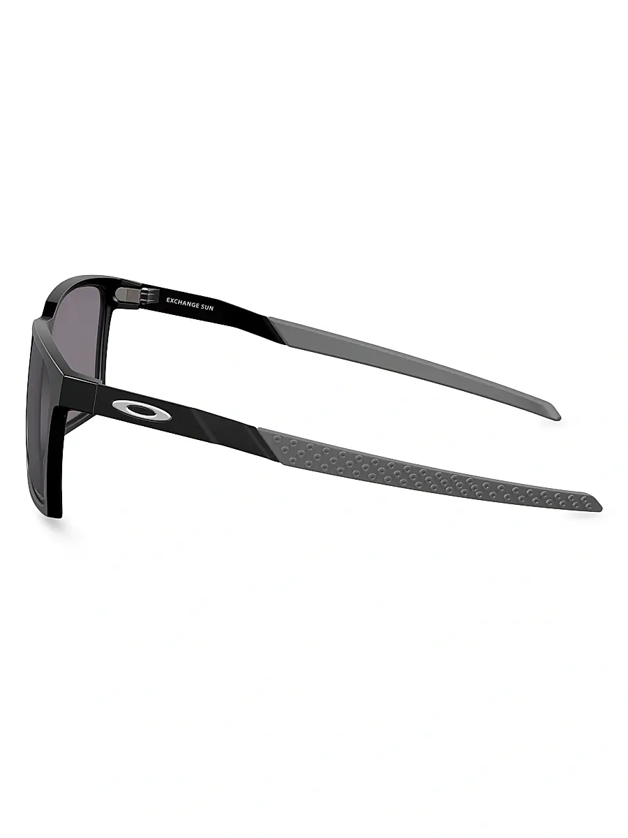 Oakley Men's 56MM Square Sunglasses - Black Grey | Thumbnail 3 Oakley Men's 56MM Square Sunglasses - Black Grey | Thumbnail 3