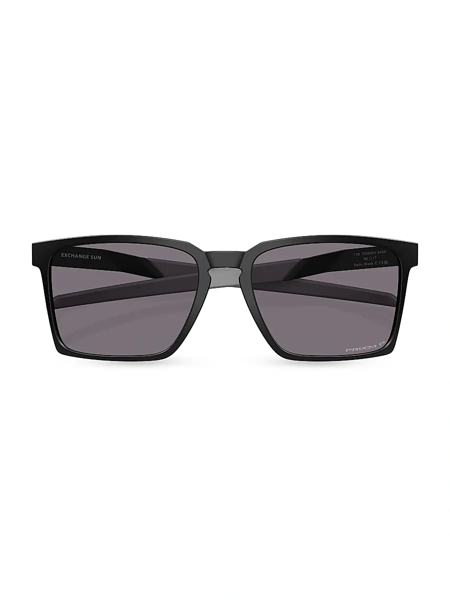 Oakley Men's 56MM Square Sunglasses - Black Grey | Thumbnail 5 Oakley Men's 56MM Square Sunglasses - Black Grey | Thumbnail 5
