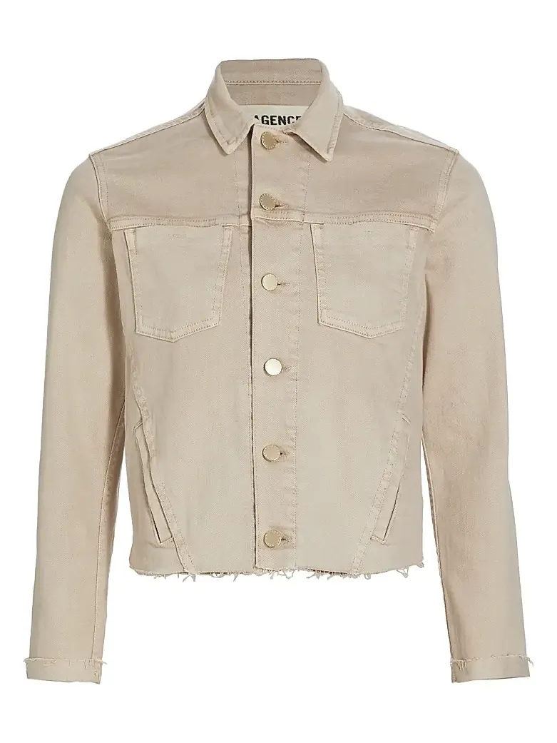 L'Agence Women's Janelle Cotton-Blend Denim Jacket