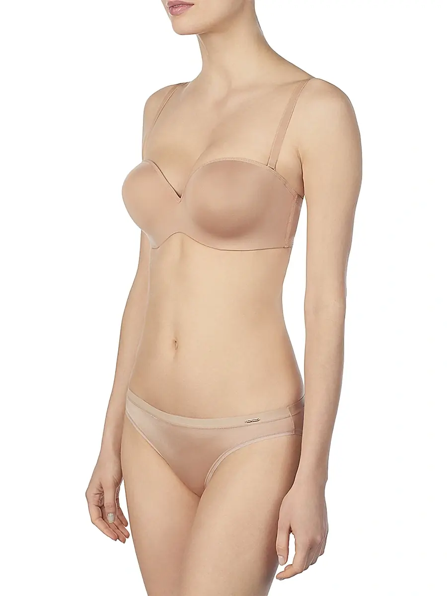 Le Mystere Women's Sculptural Plunge Strapless Push-Up Bra | Thumbnail 3