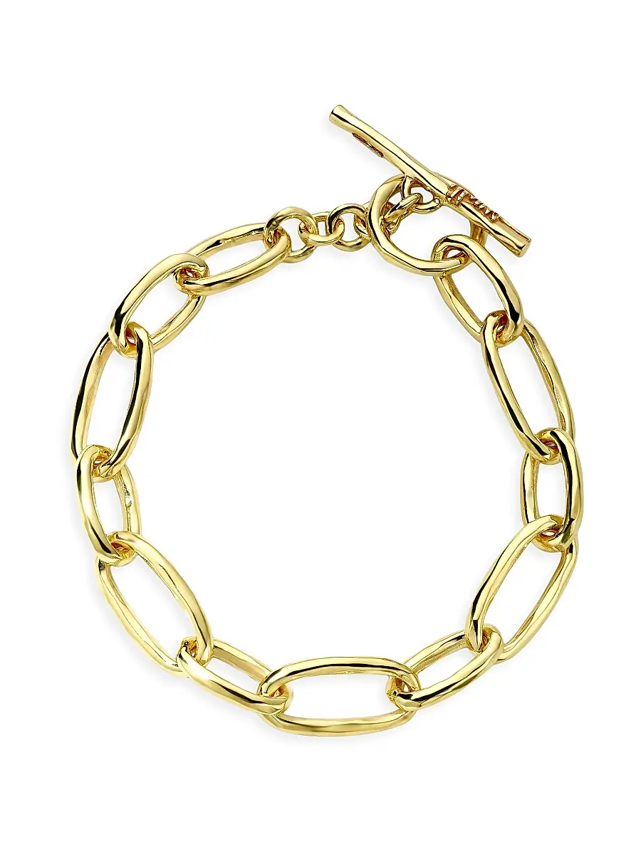 Ippolita Women's Classico 18K Green Gold Oval-Link Bracelet/" - Gold | Image 1 Ippolita Women's Classico 18K Green Gold Oval-Link Bracelet/" - Gold | Image 1