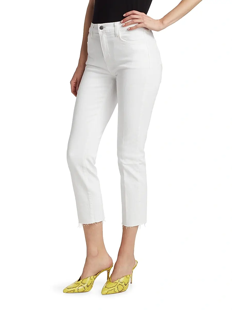 L'Agence Women's Sada High-Rise Crop Slim Straight Jeans | Thumbnail 4 L'Agence Women's Sada High-Rise Crop Slim Straight Jeans | Thumbnail 4