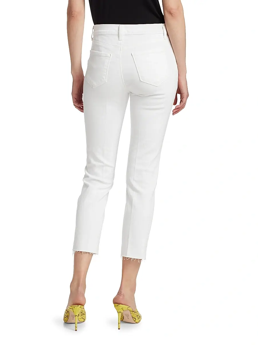 L'Agence Women's Sada High-Rise Crop Slim Straight Jeans | Thumbnail 5 L'Agence Women's Sada High-Rise Crop Slim Straight Jeans | Thumbnail 5