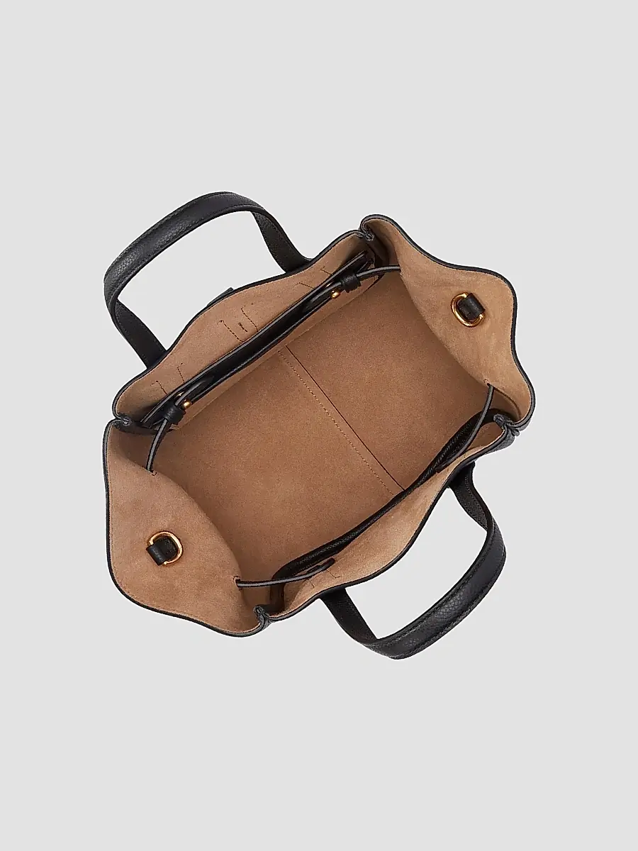 Polo Ralph Lauren Women's Small Polo ID Leather Crossbody Top Handle Bag | Thumbnail 2 Polo Ralph Lauren Women's Small Polo ID Leather Crossbody Top Handle Bag | Thumbnail 2