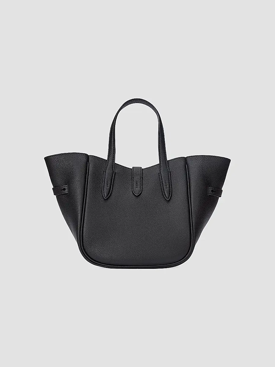 Polo Ralph Lauren Women's Small Polo ID Leather Crossbody Top Handle Bag | Thumbnail 4 Polo Ralph Lauren Women's Small Polo ID Leather Crossbody Top Handle Bag | Thumbnail 4