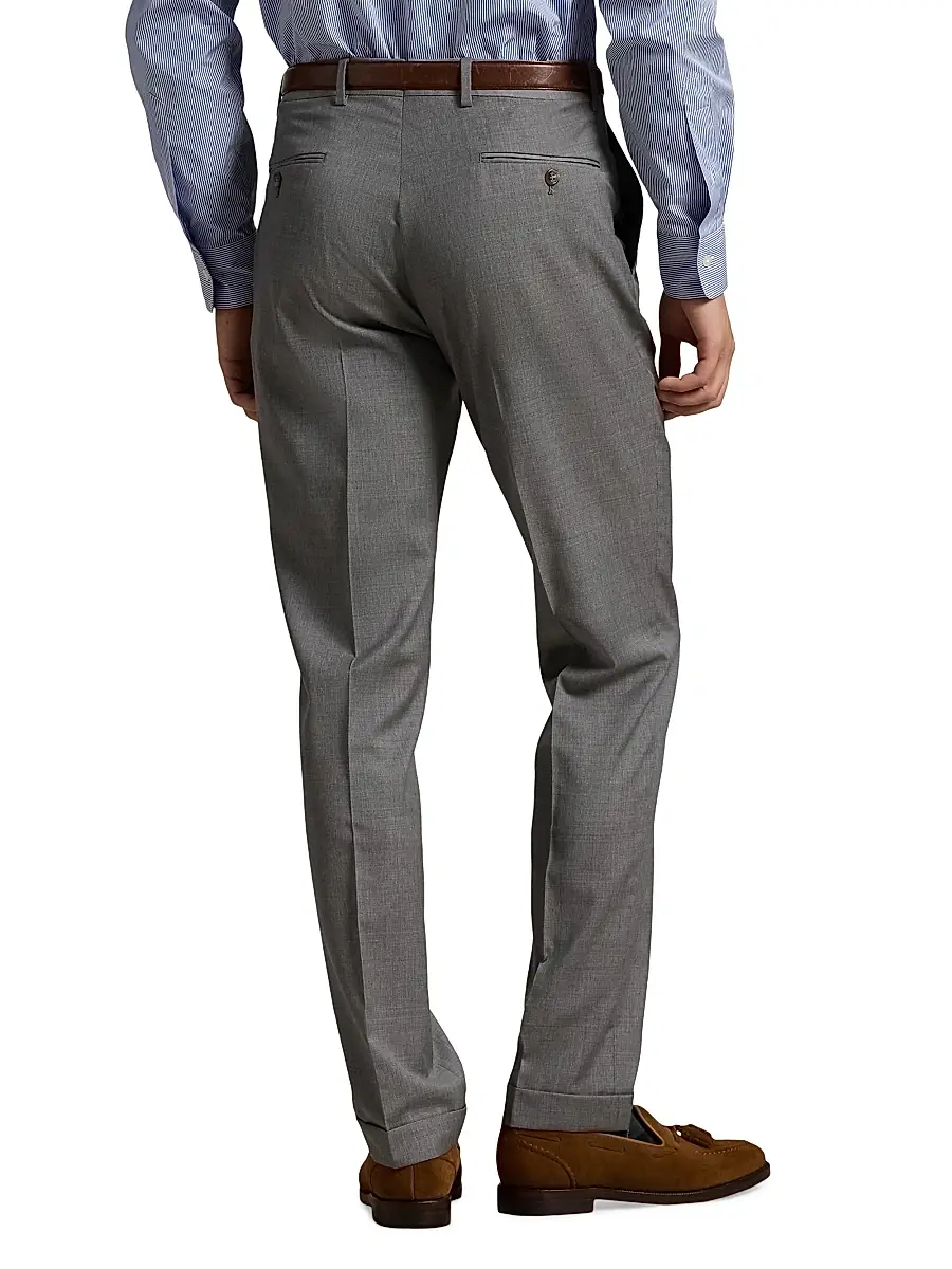 Polo Ralph Lauren Men's Wool Twill Slim-Fit Trousers | Thumbnail 4 Polo Ralph Lauren Men's Wool Twill Slim-Fit Trousers | Thumbnail 4