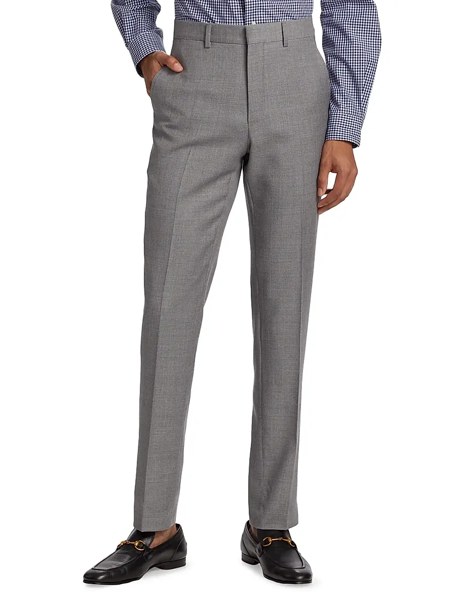 Polo Ralph Lauren Men's Wool Twill Slim-Fit Trousers | Thumbnail 3 Polo Ralph Lauren Men's Wool Twill Slim-Fit Trousers | Thumbnail 3