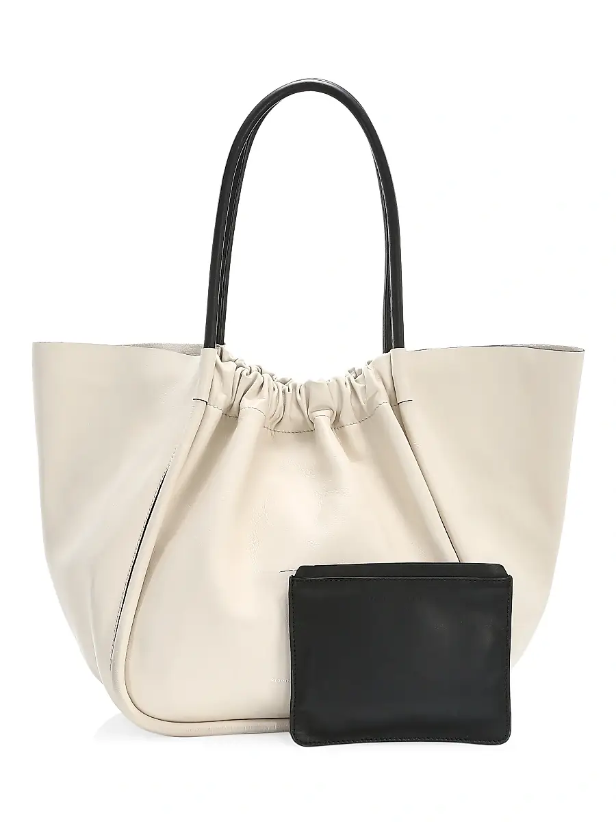 Proenza Schouler Women's XL Ruched Leather Tote | Thumbnail 4 Proenza Schouler Women's XL Ruched Leather Tote | Thumbnail 4