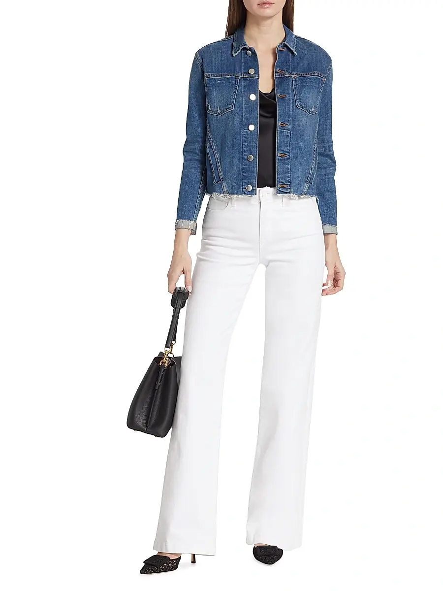 L'Agence Women's Clayton High-Rise Wide-Leg. Jeans | Thumbnail 2 L'Agence Women's Clayton High-Rise Wide-Leg. Jeans | Thumbnail 2
