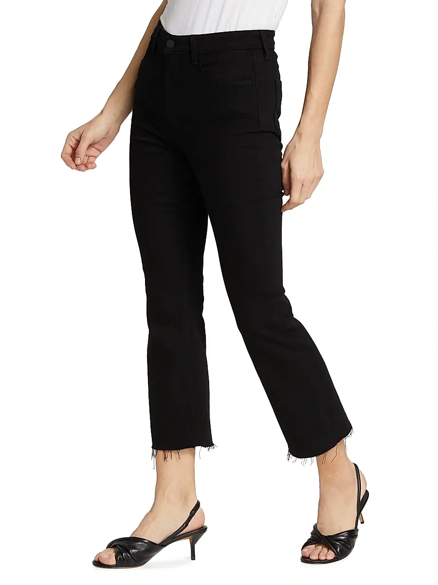 L'Agence Women's Kendra High-Rise Cropped Jeans | Thumbnail 4 L'Agence Women's Kendra High-Rise Cropped Jeans | Thumbnail 4