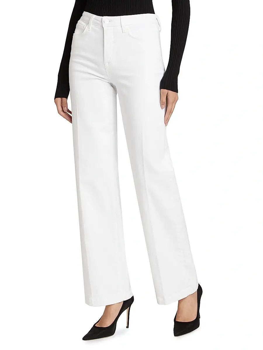 L'Agence Women's Scottie High-Rise Wide-Leg Jeans | Thumbnail 3 L'Agence Women's Scottie High-Rise Wide-Leg Jeans | Thumbnail 3