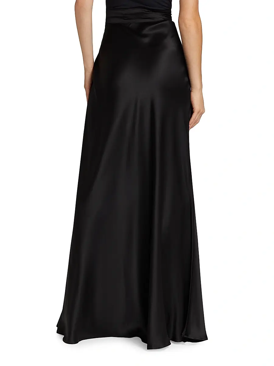 L'Agence Women's Ryker Silk Bias-Cut Skirt | Thumbnail 5 L'Agence Women's Ryker Silk Bias-Cut Skirt | Thumbnail 5