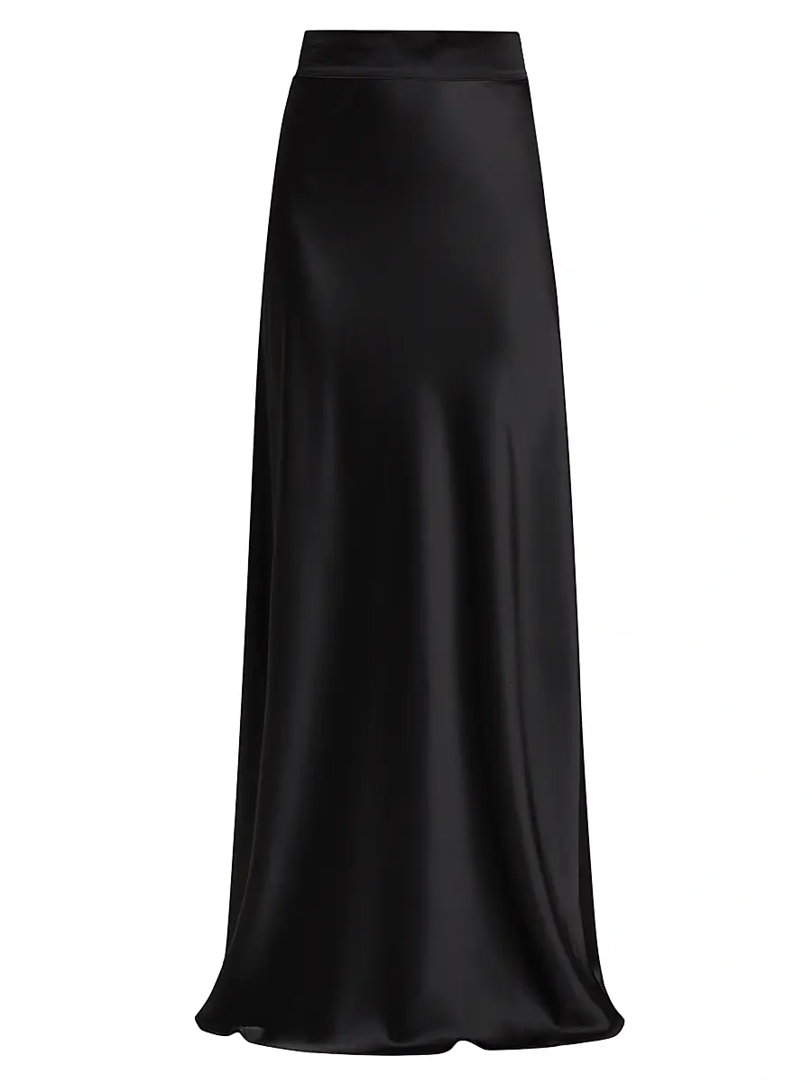 L'Agence Women's Ryker Silk Bias-Cut Skirt