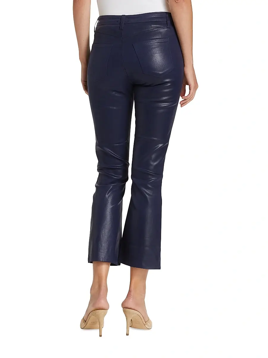 L'Agence Women's Kendra Cropped Coated Jeans | Thumbnail 5