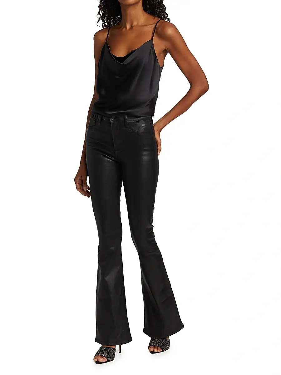 L'Agence Women's Marty Coated Ultra High-Rise Jeans | Thumbnail 2 L'Agence Women's Marty Coated Ultra High-Rise Jeans | Thumbnail 2