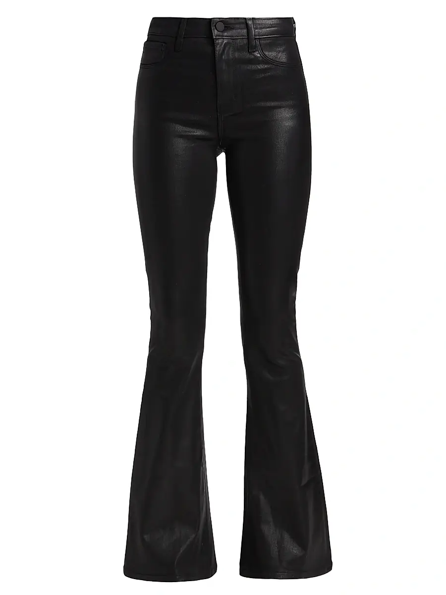 L'Agence Women's Marty Coated Ultra High-Rise Jeans
