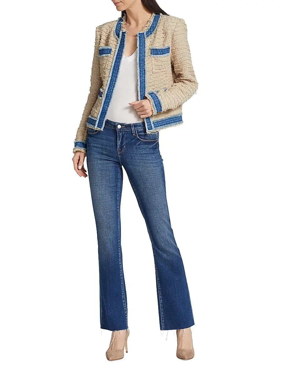 L'Agence Women's Sneeki Low-Rise Straight-Leg Jeans | Thumbnail 2 L'Agence Women's Sneeki Low-Rise Straight-Leg Jeans | Thumbnail 2