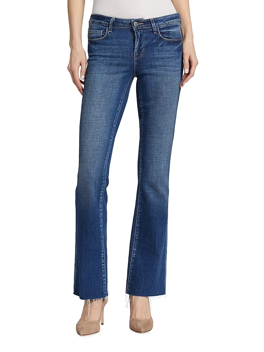 L'Agence Women's Sneeki Low-Rise Straight-Leg Jeans | Thumbnail 3 L'Agence Women's Sneeki Low-Rise Straight-Leg Jeans | Thumbnail 3