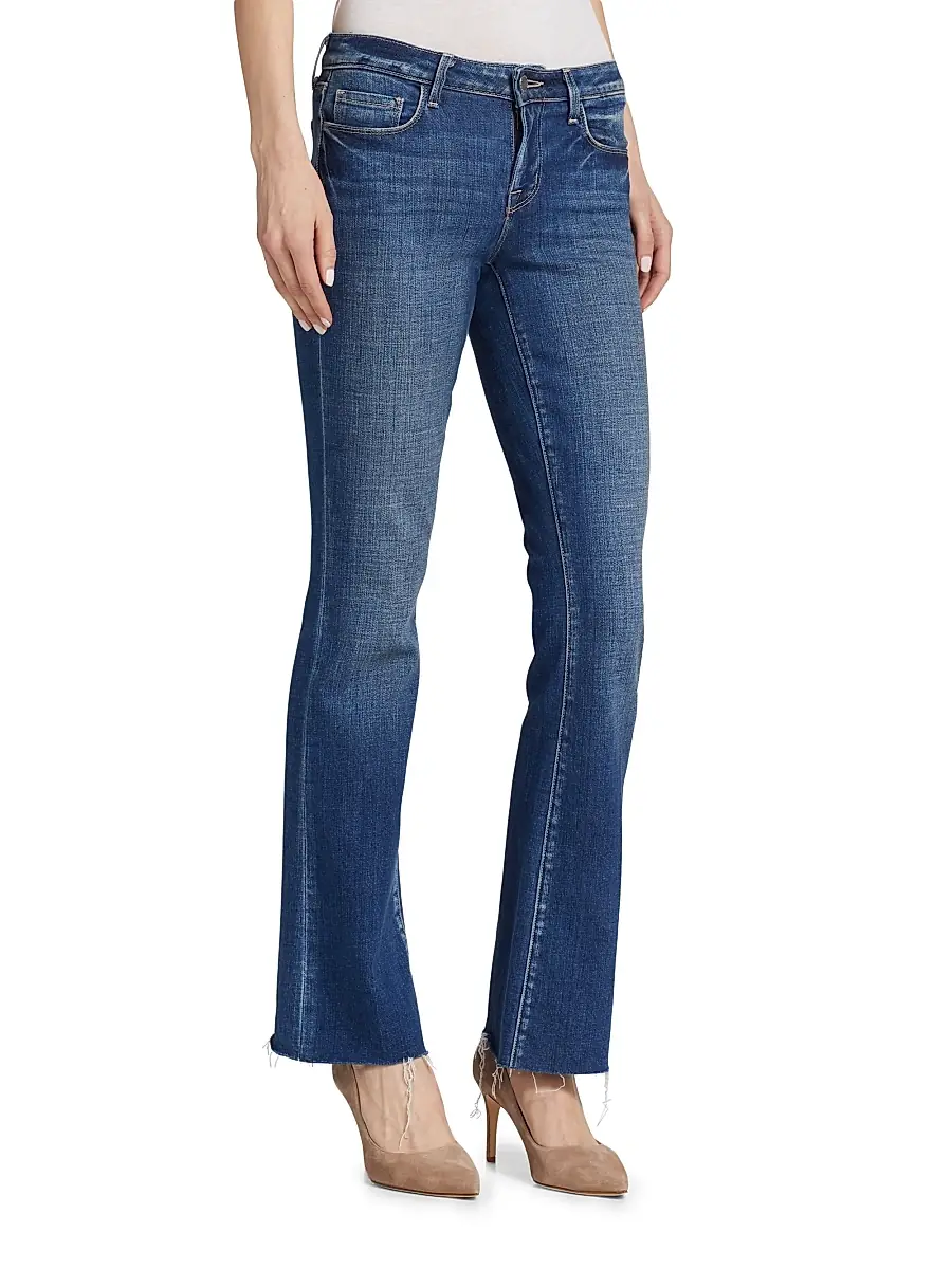 L'Agence Women's Sneeki Low-Rise Straight-Leg Jeans | Thumbnail 4 L'Agence Women's Sneeki Low-Rise Straight-Leg Jeans | Thumbnail 4