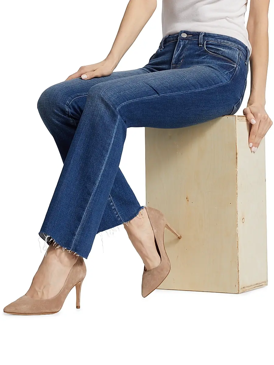 L'Agence Women's Sneeki Low-Rise Straight-Leg Jeans | Thumbnail 6 L'Agence Women's Sneeki Low-Rise Straight-Leg Jeans | Thumbnail 6