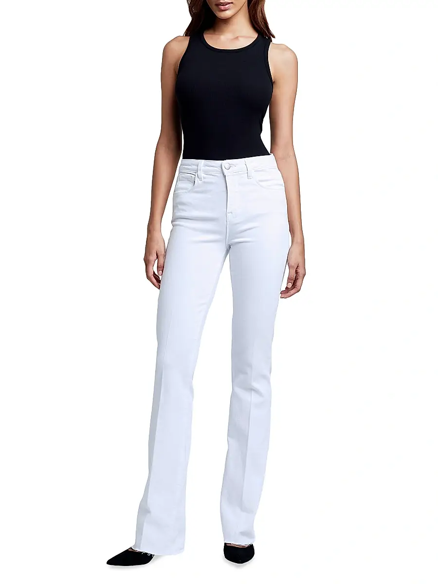 L'Agence Women's Ruth High-Waisted Straight Jeans | Thumbnail 2 L'Agence Women's Ruth High-Waisted Straight Jeans | Thumbnail 2
