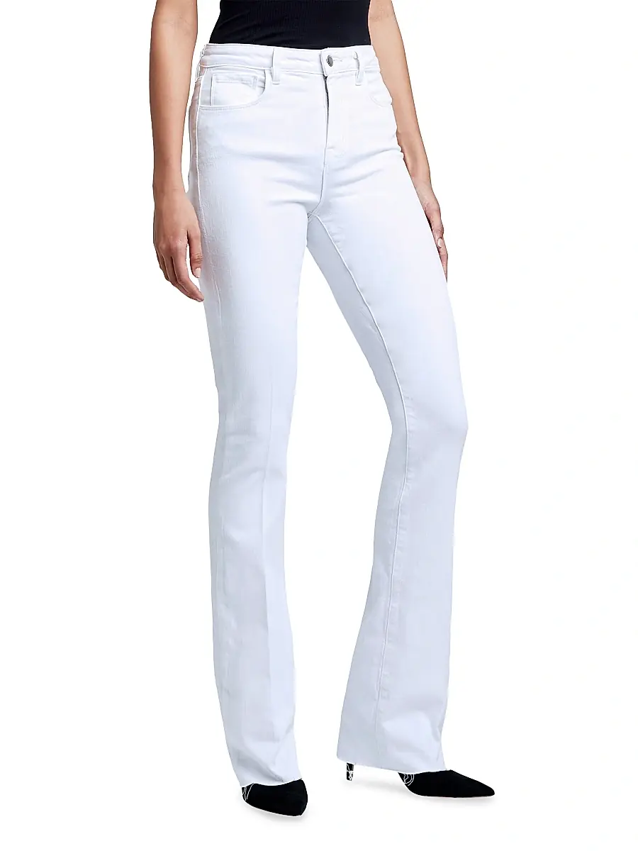 L'Agence Women's Ruth High-Waisted Straight Jeans | Thumbnail 4 L'Agence Women's Ruth High-Waisted Straight Jeans | Thumbnail 4