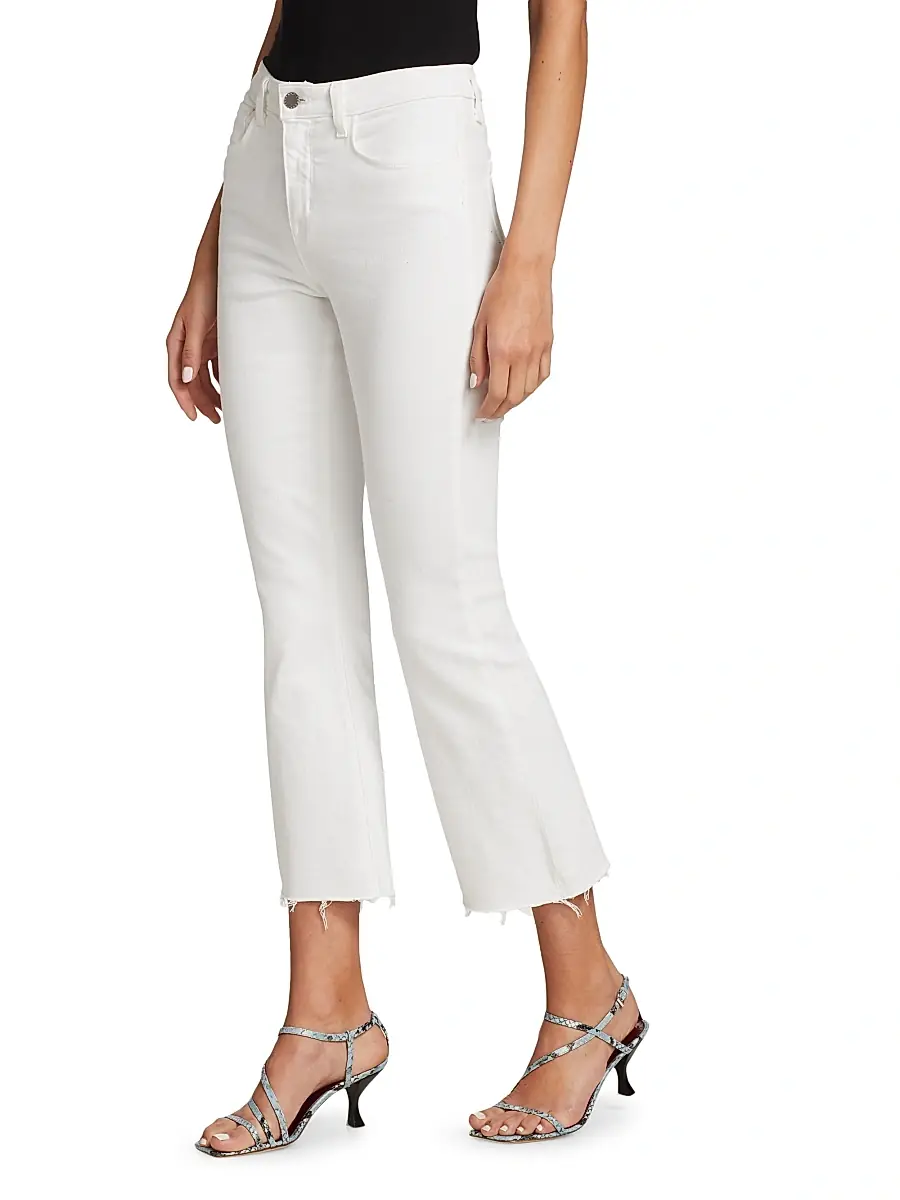 L'Agence Women's Kendra Cropped Flare Jeans | Thumbnail 4 L'Agence Women's Kendra Cropped Flare Jeans | Thumbnail 4