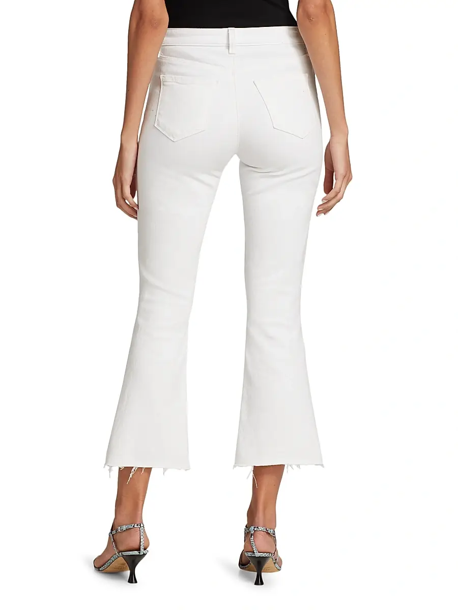 L'Agence Women's Kendra Cropped Flare Jeans | Thumbnail 5 L'Agence Women's Kendra Cropped Flare Jeans | Thumbnail 5
