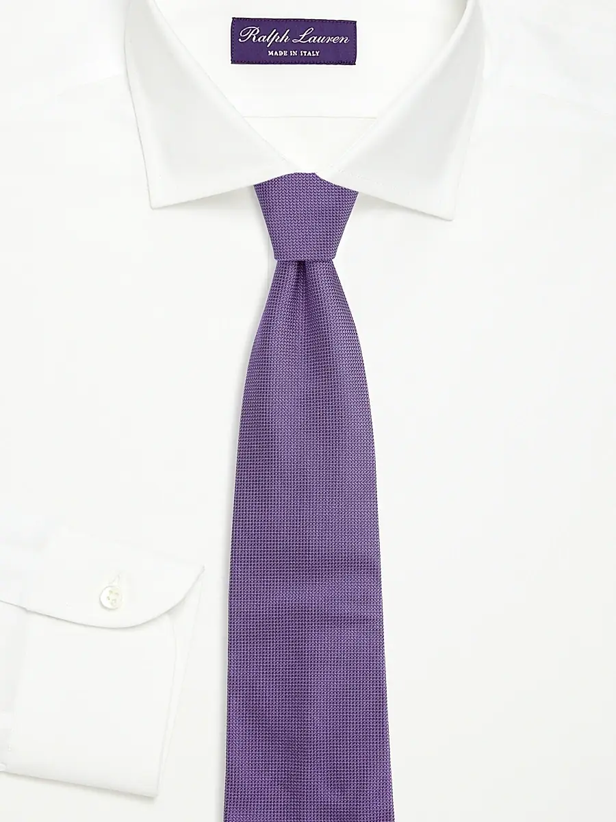 Ralph Lauren Purple Label Men's Bond Silk Tie - Purple | Thumbnail 2 Ralph Lauren Purple Label Men's Bond Silk Tie - Purple | Thumbnail 2