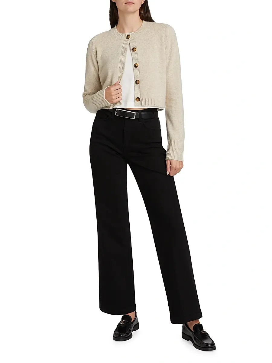 L'Agence Women's Scottie High-Rise Wide-Leg Jeans | Thumbnail 2 L'Agence Women's Scottie High-Rise Wide-Leg Jeans | Thumbnail 2