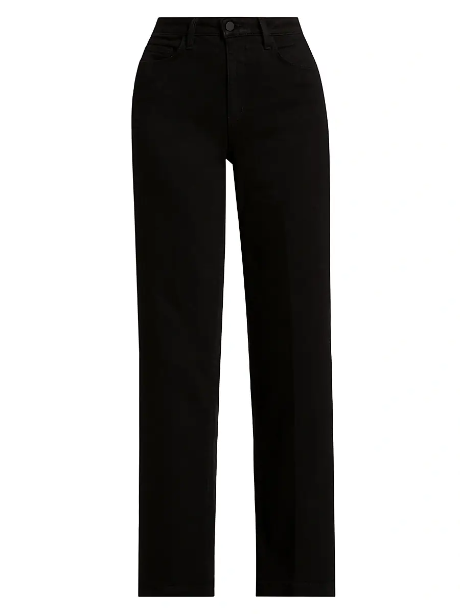 L'Agence Women's Scottie High-Rise Wide-Leg Jeans