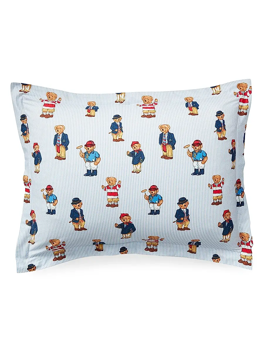 Ralph Lauren Teddy Bear Stripe 3-Piece Comforter Set | Thumbnail 5 Ralph Lauren Teddy Bear Stripe 3-Piece Comforter Set | Thumbnail 5