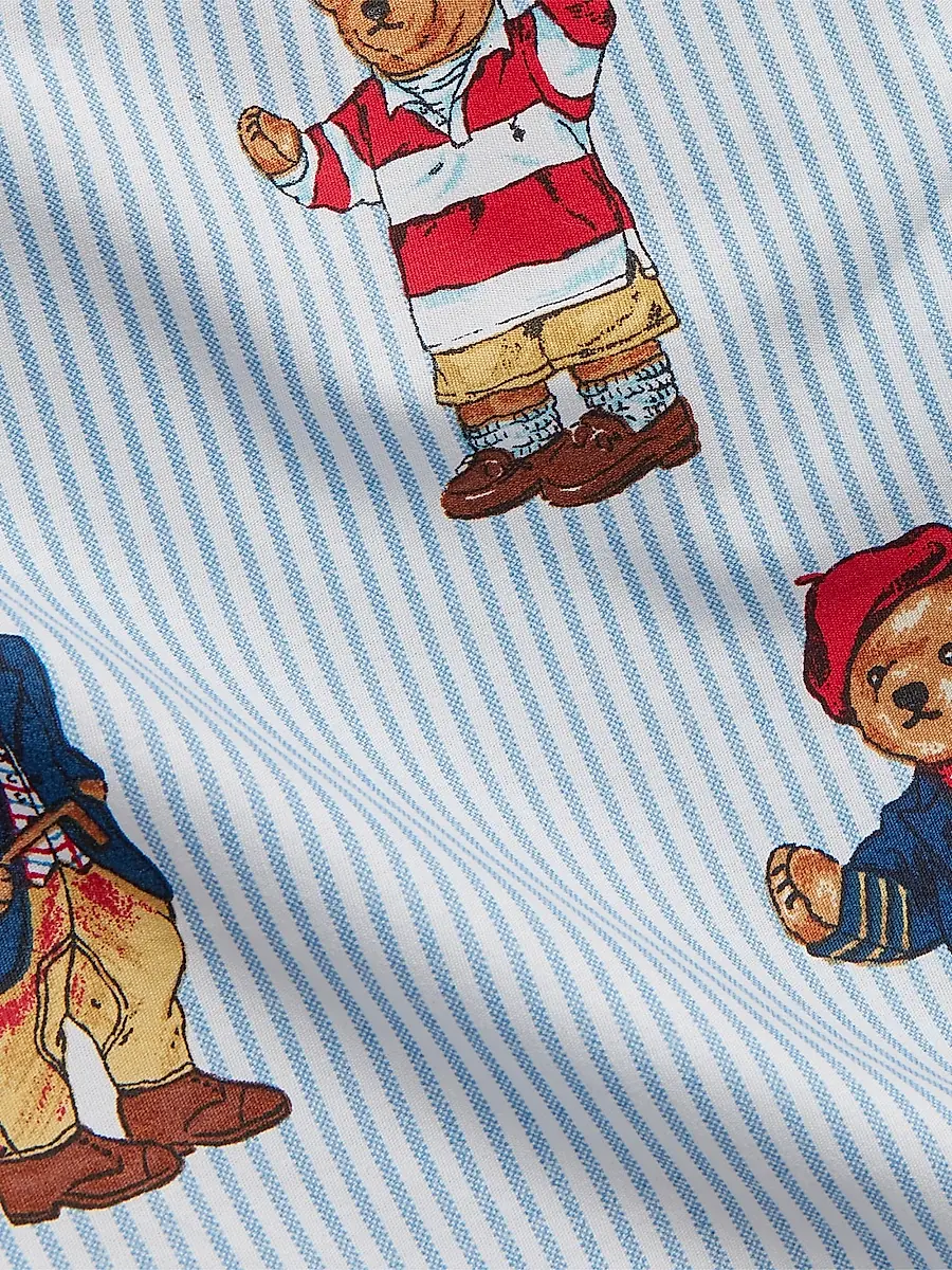 Ralph Lauren Teddy Bear Stripe 4-Piece Sheeting Set | Thumbnail 4 Ralph Lauren Teddy Bear Stripe 4-Piece Sheeting Set | Thumbnail 4