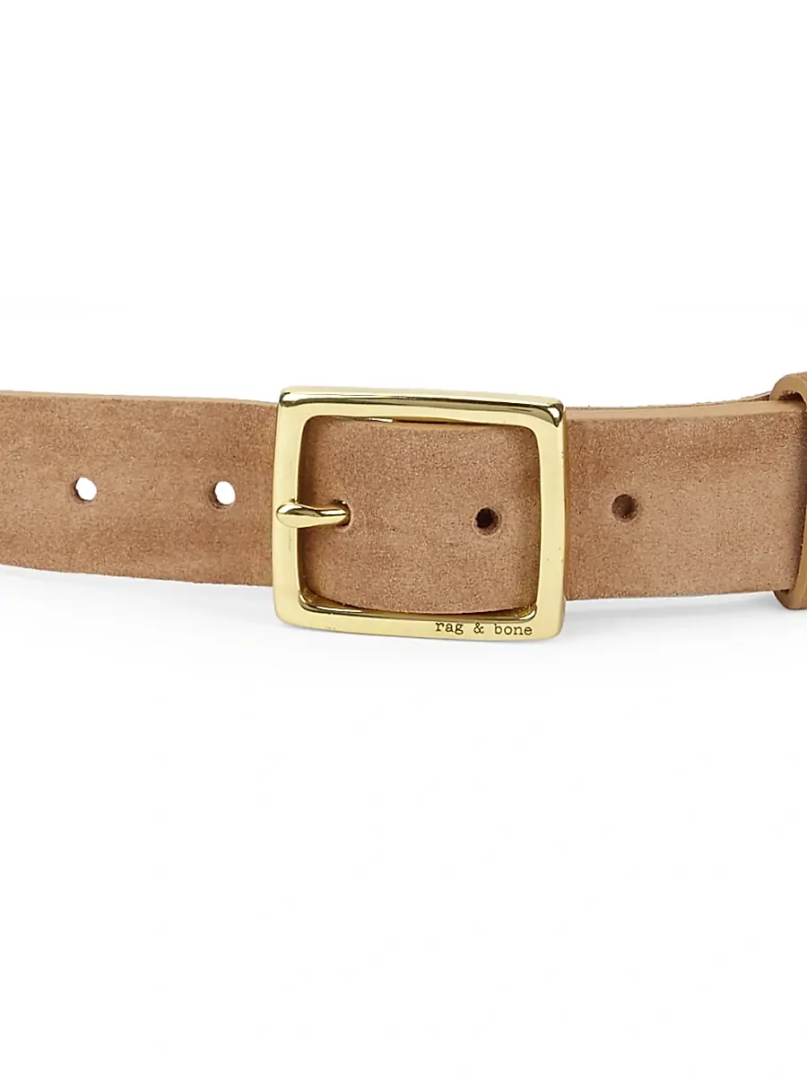 rag & bone Women's Suede Boyfriend Belt | Thumbnail 2 rag & bone Women's Suede Boyfriend Belt | Thumbnail 2