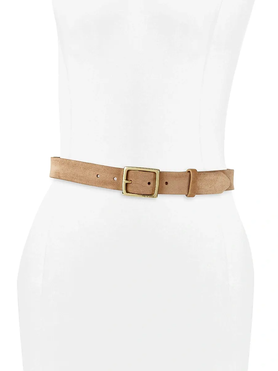 rag & bone Women's Suede Boyfriend Belt | Thumbnail 3 rag & bone Women's Suede Boyfriend Belt | Thumbnail 3