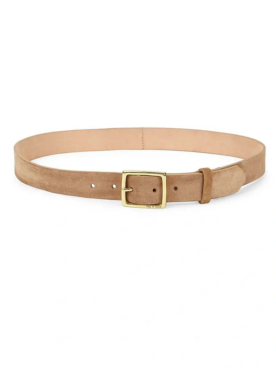 rag & bone Women's Suede Boyfriend Belt