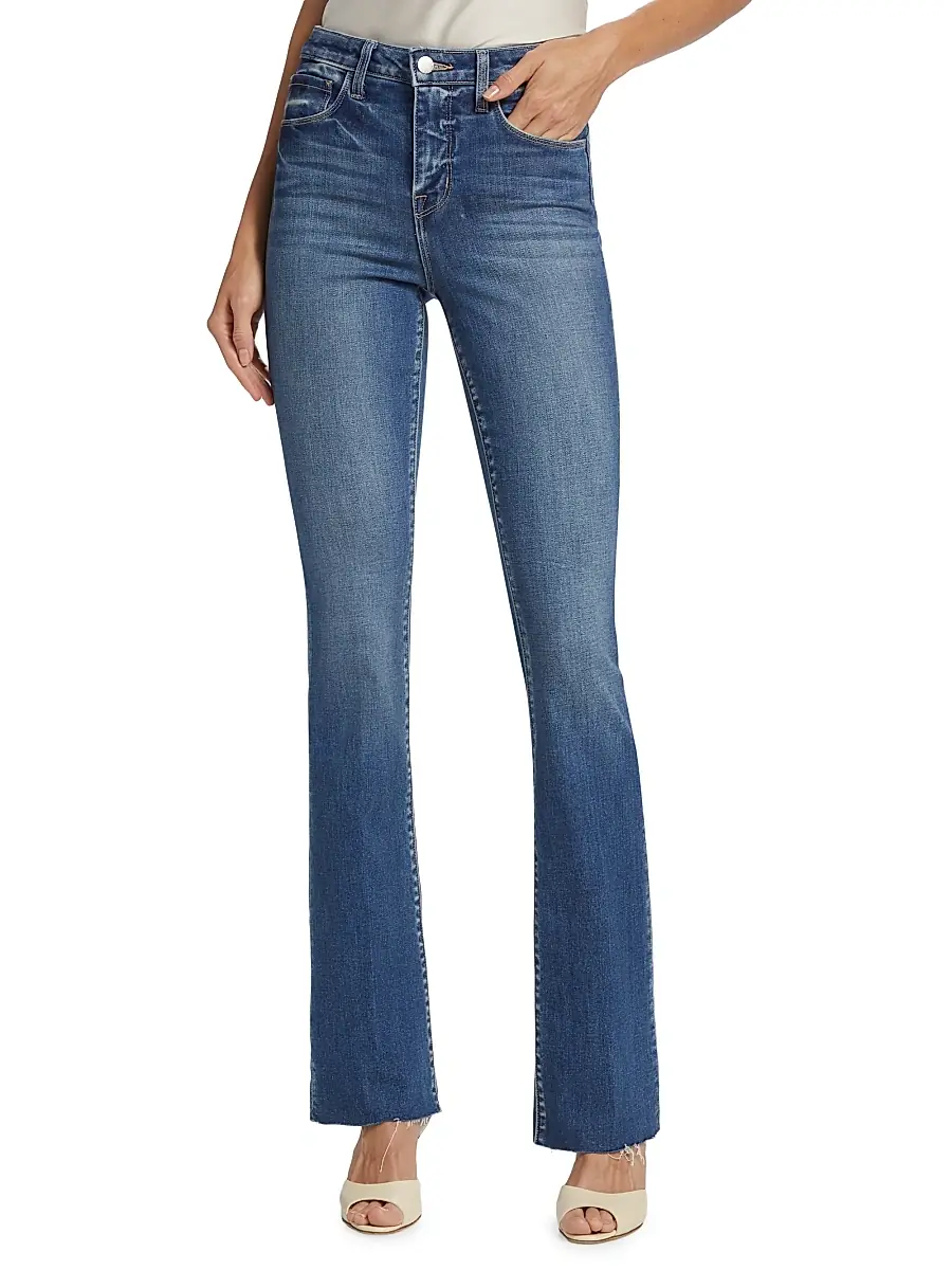 L'Agence Women's Ruth High-Rise Straight Jeans | Thumbnail 3 L'Agence Women's Ruth High-Rise Straight Jeans | Thumbnail 3