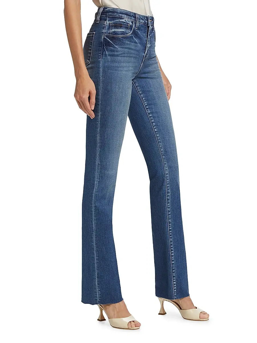 L'Agence Women's Ruth High-Rise Straight Jeans | Thumbnail 4 L'Agence Women's Ruth High-Rise Straight Jeans | Thumbnail 4