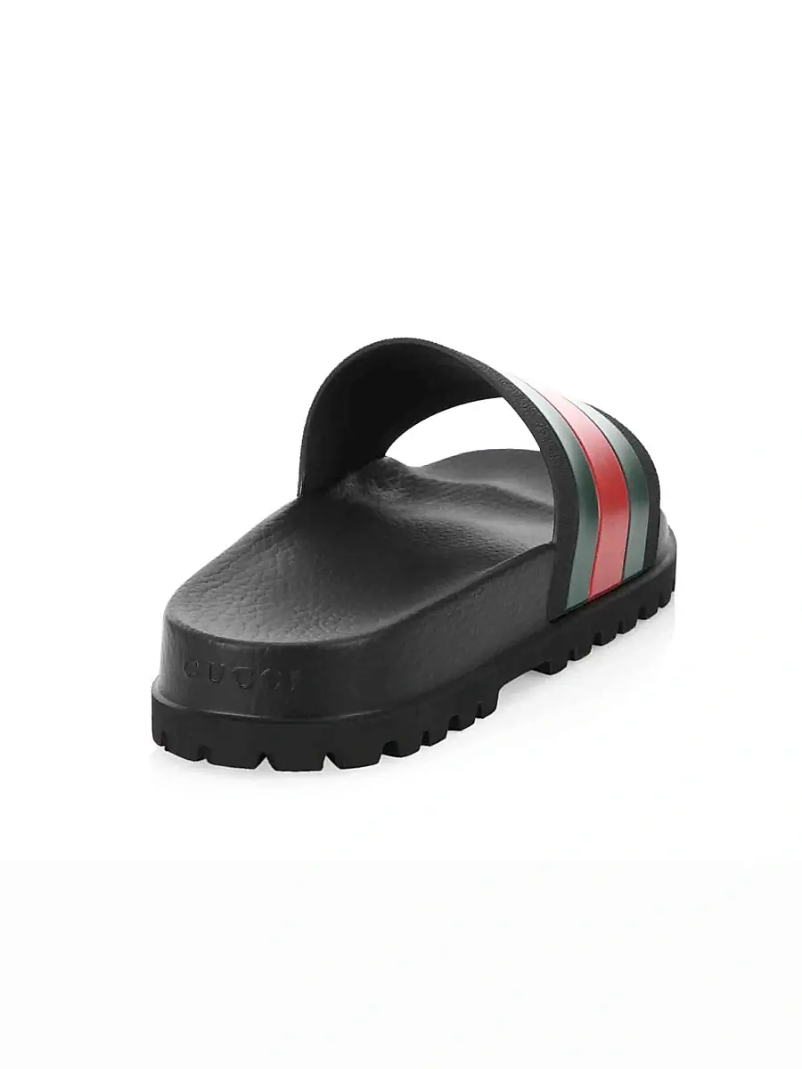 Gucci Men's Web Slide Sandals | Thumbnail 5