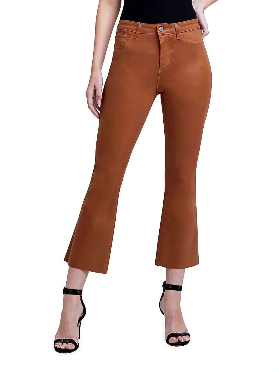 L'Agence Women's Kendra High-Rise Crop Flare Pants | Thumbnail 3 L'Agence Women's Kendra High-Rise Crop Flare Pants | Thumbnail 3